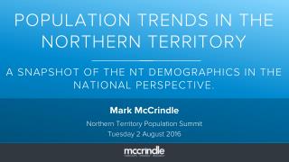 Northern Territory Population Summit Mark McCrindle