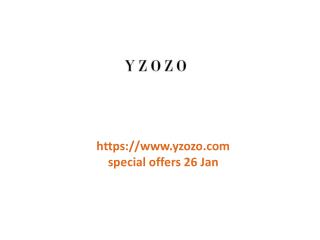 www.yzozo.com special offers 26 Jan