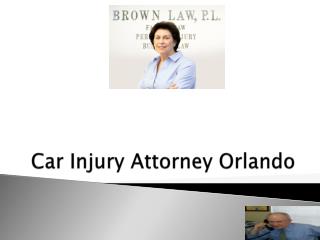 Car Injury Attorney Orlando