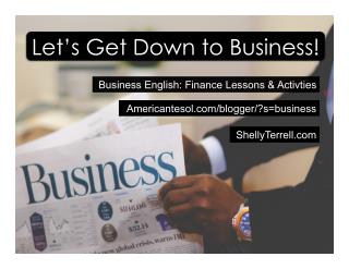 Business English and Financial Literacy