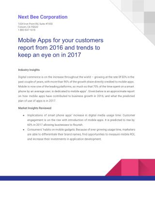 Mobile Apps for Your Customers