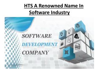 HTS A Renowned Name In Software Industry