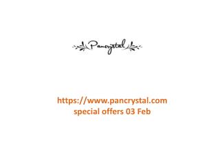 www.pancrystal.com special offers 03 Feb