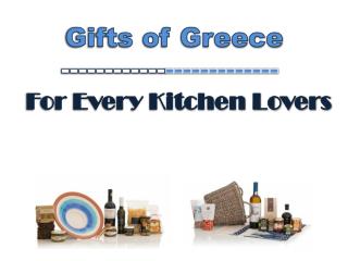 Gifts of Greece : For Every Kitchen Lovers