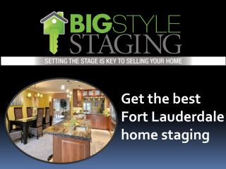 Find Fort Lauderdale home staging