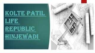Kolte Patil Life Republic Home Plan in Hinjewadi Pune