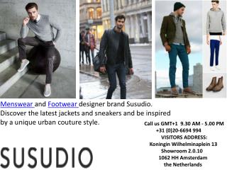 Mens Fashion, Clothing & Shoes | Menswear Online | SUSUDIO