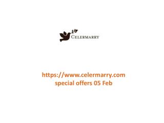 www.celermarry.com special offers 05 Feb