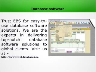 Database software