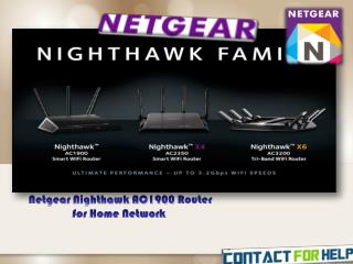 NETGEAR Nighthawk AC1900 Router for Home Network