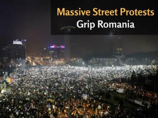 Massive street protests grip Romania