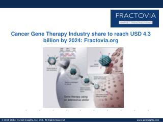 U.S. Cancer Gene Therapy Market size contributes to 97.8% of regional revenue share in 2015