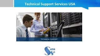 Technical Support services USA by SumaSoft