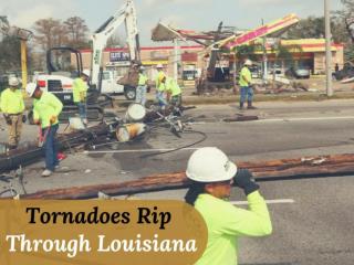 Tornadoes rip through Louisiana