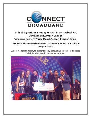 Videocon Connect Young Manch 4 Grand Finale