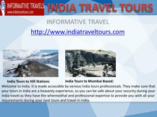 Tours and Travel in India
