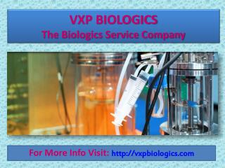 Terminal Sterilization Process At Vxp Biologics