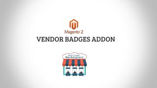 Magento 2 Vendor Badges addon for Cedcommerce Marketplace
