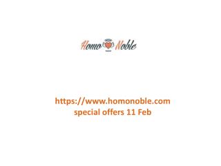 www.homonoble.com special offers 11 Feb