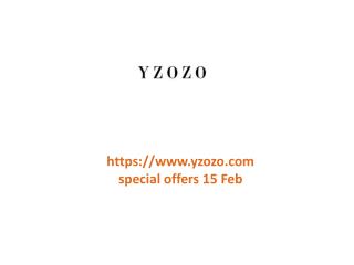 www.yzozo.com special offers 15 Feb