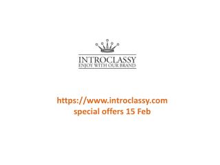 www.introclassy.com special offers 15 Feb