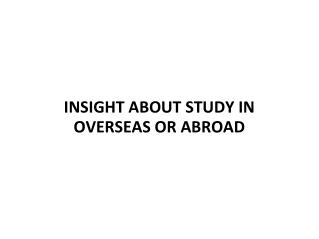 Importance of overseas education consultants in Kochi and INDIA