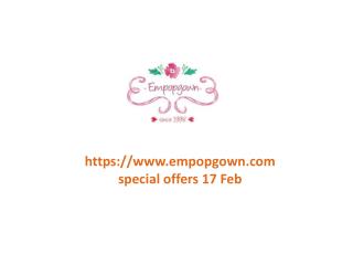 www.empopgown.com special offers 17 Feb