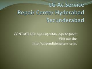 LG Ac Service Repair Center Hyderabad Secunderabad