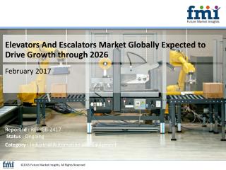Current and Projected Elevators And Escalators Market size in terms of volume and value 2016-2026