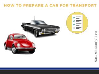 Steps to Prepare Classic Car Before Shipping
