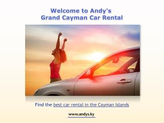Best-in-class Economic Car Rentals Available in Cayman!