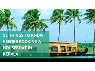 11 THINGS TO KNOW BEFORE BOOKING A HOUSEBOAT IN KERALA