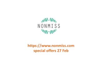 www.nonmiss.com special offers 27 Feb