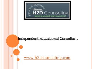 Independent Educational Consultant - h2dcounseling.com
