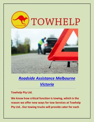 Roadside assistance Melbourne Victoria