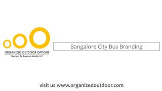 Bangalore City Bus Advertising