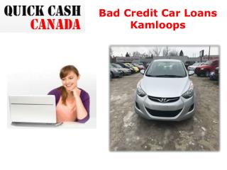 Bad Credit Car Loans Kamloops