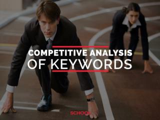 Competitive analysis of keywords insider