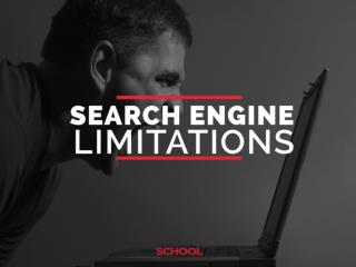 Search engine limitations public