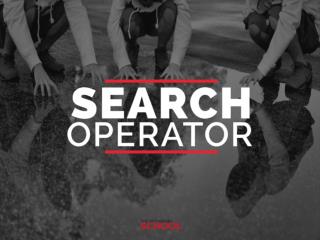 Search operators public