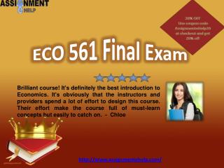 ECO 561 Final Exam