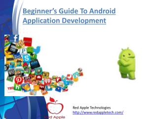 Beginner's guide to android application development