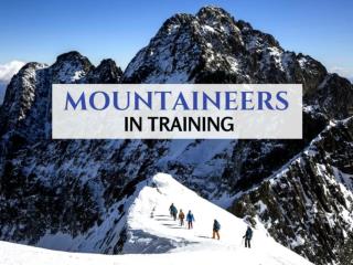 Mountaineers in training