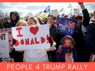 People 4 Trump rally