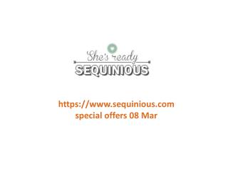 www.sequinious.com special offers 08 Mar