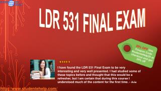 LDR 531 Final Exam