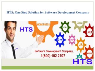 HTS: One Stop Solution Of Software Development Company