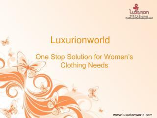 Buy Online Luxury Sarees at Premium Prices - Luxurionworld