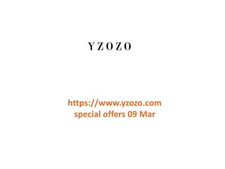 www.yzozo.com special offers 09 Mar