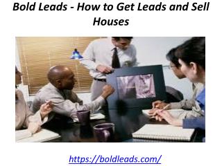 Bold Leads - How to Get Leads and Sell Houses